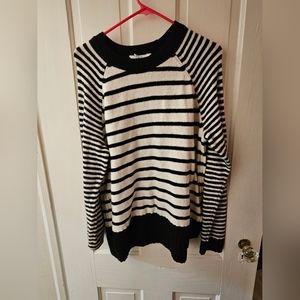 Black & White Striped Sweater